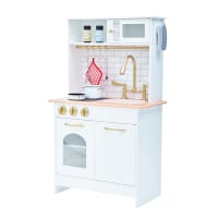 ROBA Jeu Cuisine Enfant à Suspendre pour Extérieur avec Bac Amovible - Jouet d'Imitation avec Accessoires - Bois Massif Teck | Rakuten