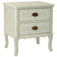 Set Di 2 Comodini Trega A 3 Cassetti – Nero, Compatti, Con Guide Metalliche E Maniglie Argentate, In Legno Ingegnerizzato, Per Camere Moderne E Salvaspazio
