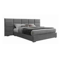 Cama gris oscuro 160x200cm Cama comfidream fenara i | Maisons du Monde