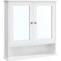 Armario de pared para baño de 13 x 56,5 x 58,5 cm de color blanco-Skyline