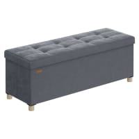 Bonlife Poufs Et Repose Pieds Boite de Rangement Jouet Enfant Pouf