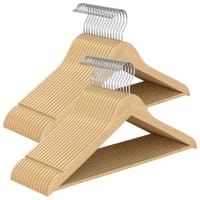 Qusedwey Lot De 30 Cintres En Bois Naturel Pour Vêtements - Mini Cintres Chambre Enfant