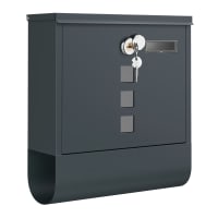 Northio Boîte Aux Lettres Verrouillable - Anthracite | Acheter En Ligne