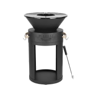 SOUK ONE Pare-étincelles pour brasero de 60 cm, protection contre les étincelles, pour le jardin, la terrasse et le balcon