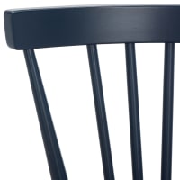 Juego de 2 sillas de comedor en madera de caucho azul-Winona cropped-2