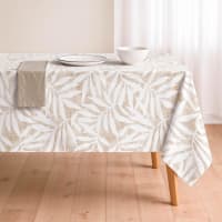 Nappe MCTISSUS Teinte Charme Naturel, 1m80, Anti-tache Et Infroissable