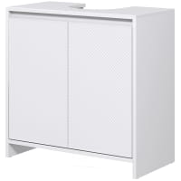 HOMCOM Mobile Bagno con Ripiano Interno Regolabile e Ante a Persiana
