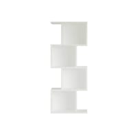Mobiletto multiuso con ripiani scaffale moderno in legno Bianco / 4 Ripiani | Leroy Merlin