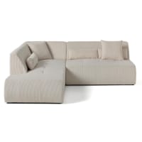 Canapé Modulable 2 Places Compressé - Confort Moelleux En Fourrure Synthétique - Design Panoramique Ou Boneless Couch - Idéal Salon, Chambre, Petit Espace - Gris Foncé