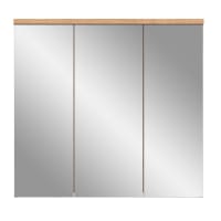 Mueble espejo para baño Grado 3 puertas gris mate,-Graddo cropped-1