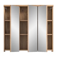 Mueble espejo para baño Grado 3 puertas gris mate,-Graddo cropped-2