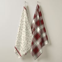 Now Designs Strofinacci da cucina in cotone con toppe Berry, 50,8