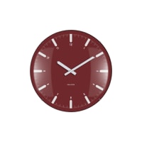 HORLOGE murale neuve ROUGE basque 30cm à suspendre CHIFFRES en relief décoration cuisine