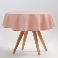 Tovaglia Rotonda A Righe Da 150 Cm, Per Tavolo Da Esterno E Patio Lavabile Impermeabile Con Foro Per Ombrello E Cerniera