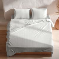 Set di biancheria da letto con disegno astratto – Copripiumino di design – Set di piumoni in raso di cotone – Lenzuola artistiche disegnate a mano di ShopyLand, B215 - Italia