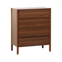 REAHOME Cassettiera 11 Cassetti In Ecopelle E Tessuto Per Camera Da Letto, Marrone Scuro – Mobile Organizer Con Piano In Legno