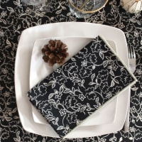 Lot De 50 Serviettes De Table Noires « Death To My 20s » - Décorations Fun 30e Anniversaire Thème Funéraire