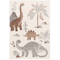 Tapis rond pour chambre d'enfant dinosaure tapis
