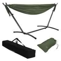Doppel Hngematte XXL Beige mit Stahlgestell fr 2 Personen Outdoor |  Maisons du Monde