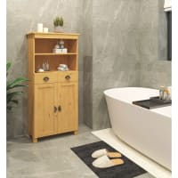 Mueble en baño con 2 puertas y 2 cajones en pino cropped-1