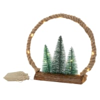 Decorazioni in legno per alberi di Natale fai da te
