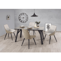 Mesa para 4/6 personas gris 160x90 cm cropped-1