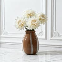 Vaso Dahlia Colore Marrone 23,5x20+ Piatto 20cm | Leroy Merlin