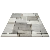 Alfombra moderna salón recorte contorno, beige, 140 x 200 cm Pearl ...