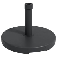 Base ombrellone da giardino 45x45 cm 35 kg in pietra con ruote grigio | Maisons du Monde