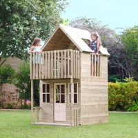 AXI Sophie Casa Infantil de Madera FSC con Tobogan Verde Claro | Casita de Juegos para niños de AXI Sophie Casa Infantil de Madera FSC con Tobogan Verde Claro | Casita de Juegos para niños de