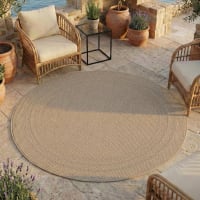 Tillvex® Tapis De Sol Rond Pour Spa & Jacuzzi 240 Cm – Isolation Thermique, Antidérapant, Protection Ultra-Résistante En Mousse EVA 10 Mm