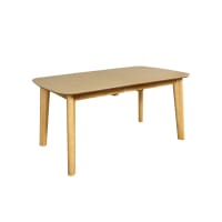 Mesa de comedor rectangular y extensible, 160 - 210cm, natural-Holy cropped-1