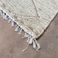 Tapis berbère contemporain effet relief pure laine 120 x 170 cm Naila ...