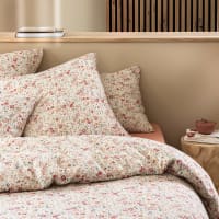 Housse de couette en percale de coton GABY KAKI