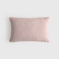 Funda de cojín con textura color rosa. 100% Algodón (45x45) | Maisons ...