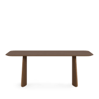 Mesa de comedor fija en nogal de 200 cm-Mikayla cropped-1