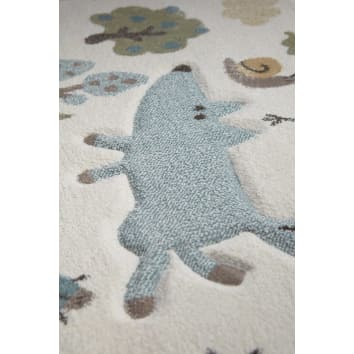 Tappeto Per Bambini 80x140 Cm – Motivi Sport O Animali, In Flanella E Poliestere, Per Camera Da Letto