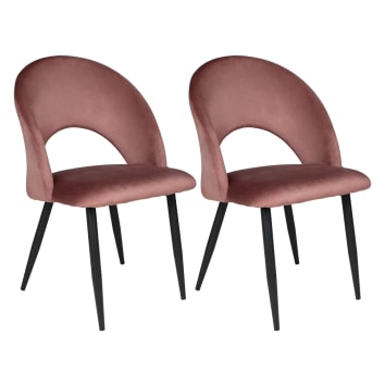 Sedia da pranzo imbottita in ecopelle vintage mod. Karima – Samira Italia