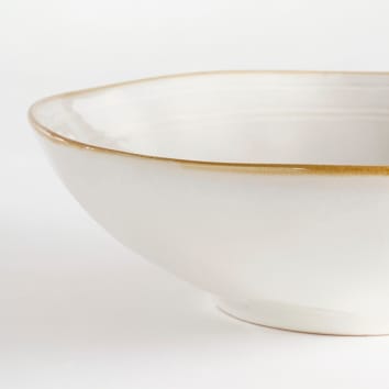 Ciotola in ceramica bianco D.30,5 Tabo