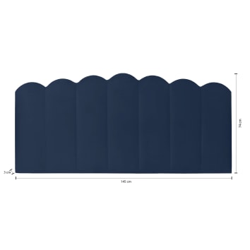 Couette Sous-tapis Masta – Poids Moyen – 6’3″ – Bleu Marine – Équitation