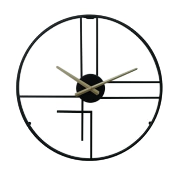 Inserto Per Orologio Da Parete – Movimento Al Quarzo, Quadrante Bianco Con Numeri Romani, Bordo Dorato, Diametro 76 Mm