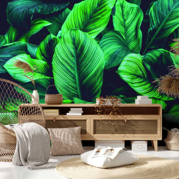 Carta Da Parati Sharon Toni Di Verde | Carta Da Parati Degli Anni 70 - Foto 9