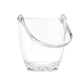 Seau à Glace En Acrylique En Forme De Crâne - 1,5 Litres - Avec Pince à Glace - Décoration De Fête