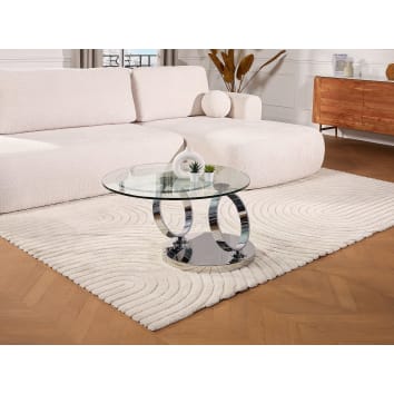 Table Basse En Verre Modulable But - 60x60x45 Cm - Neuf
