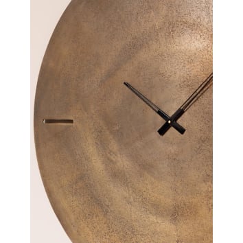 Horloge Murale Cuivre Pierre Vergnes Durfort - Mouvement Quartz - Occasion