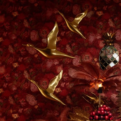 Canards De Noël En Résine - Déco De Noël En Forme De Canard Pain D'épice - Pour Maison, Bureau, Cheminée, Chambre D'enfant - 12