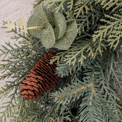 Ghirlanda Di Natale Blu Cobalto, 3 Metri, Diametro 15 Cm, In PVC, Per Albero E Decorazioni Fai Da Te