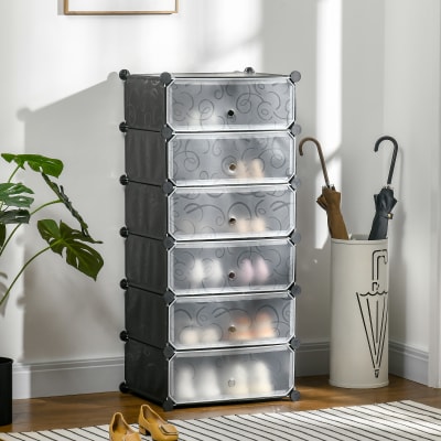 SONGMICS Étagère à chaussures grille