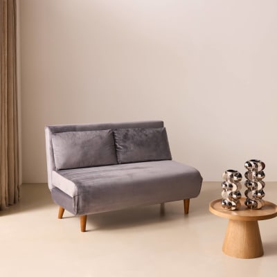 Canapé 2 Places Convertible Express En Tissu Beige - Couchage 120 Cm Matelas 22 Cm Avec Memoire De Forme Vizir 84779906 Canapé 2 Places Convertible Express En Tissu Beige - Couchage 120 Cm Matelas 22 Cm Avec Memoire De Forme Vizir 84779906
