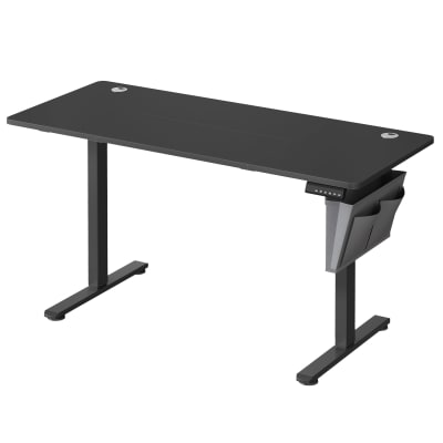 Fromann Base Scrivania Elettrica Mobile, Altezza Regolabile Da 70 A 120 Cm, Con Ruote E Freni, Colore Nero, Supporta 29,9 Kg